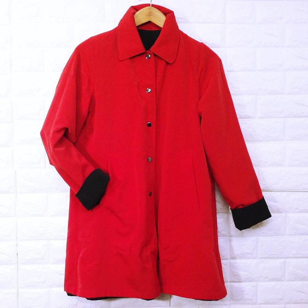 Reversible Lightweight Jacket Windbreaker Pockets - image 1